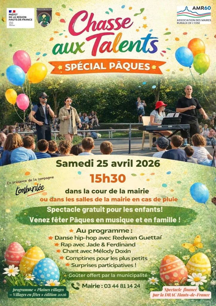 Lire la suite de l'actualité La municipalité vous invite le samedi 25 avril