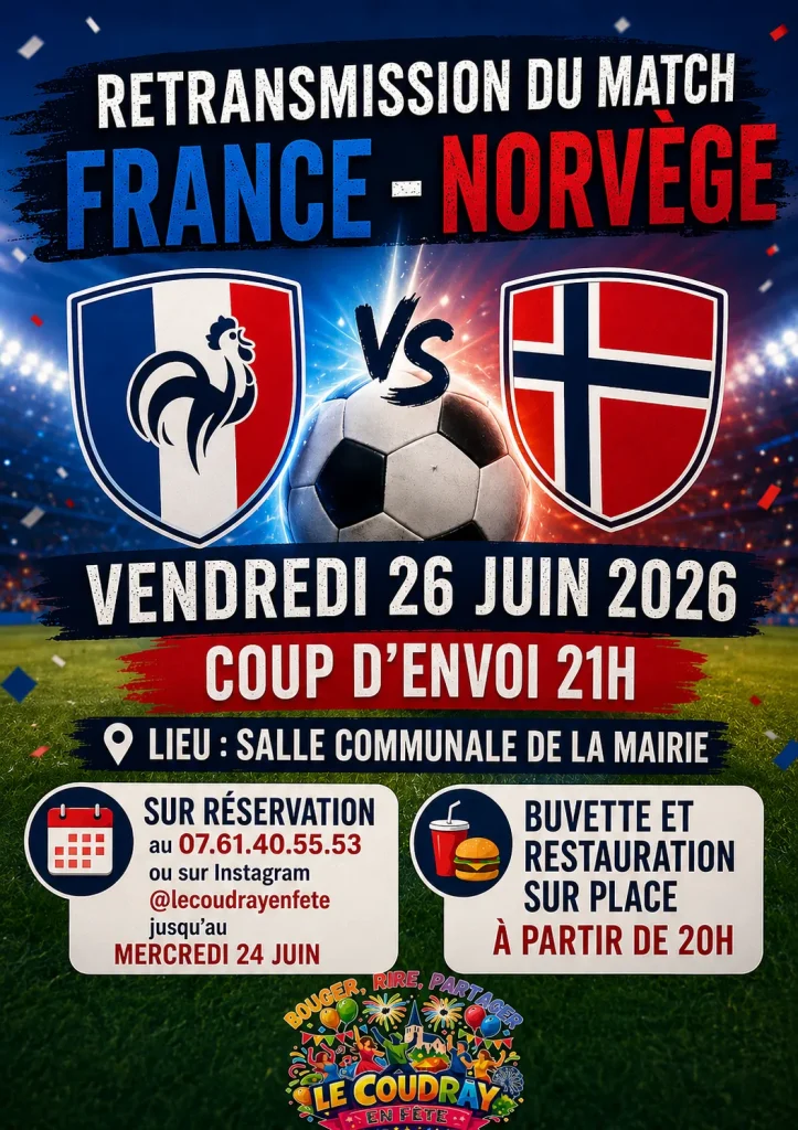 Lire la suite de l'actualité Venez soutenir l&rsquo;équipe de France pour la 1/2 finale !